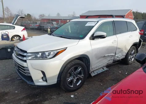 2018 Toyota Highlander Limited Platinum from USA, damaged, VIN 5TDDZRFHXJS870930